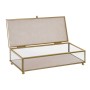 Box-Schmuckkästchen DKD Home Decor New Hygge Kristall Beige Rosa Metall 25 x 10 x 5 cm (2 Stück) von DKD Home Decor, Schmucka...