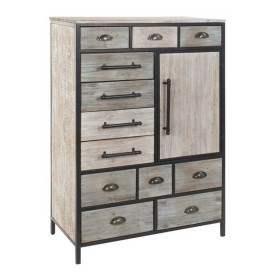 Chest of drawers DKD Home Decor Wood Metal (80 x 40 x 122 cm) by DKD Home Decor, Chest of Drawers - Ref: S3010887, Price: 382...