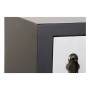 Consola DKD Home Decor Preto Multicolor Prateado Abeto Madeira MDF 95 x 24 x 79 cm de DKD Home Decor, Jogos de móveis - Ref: ...