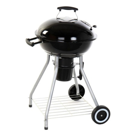 Barbecue a Carbone con Coperchio e Ruote DKD Home Decor Nero Metallo Plastica Rettangolare 52,4 x 59 x 91,6 cm | Tienda24 - Global Online Shop Tienda24.eu