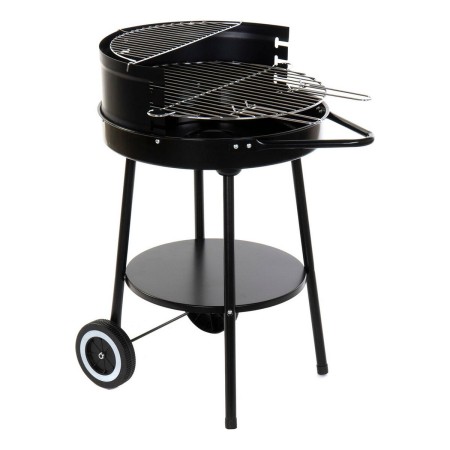 Holzkohlegrill mit Rädern DKD Home Decor Schwarz Metall Kunststoff 59 x 49,5 x 82 cm | Tienda24 - Global Online Shop Tienda24.eu