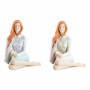 Figurine Décorative DKD Home Decor 15 x 18 x 19,5 cm Femme Résine Romantique (2 pcs) de DKD Home Decor, Sculptures - Réf : S3...