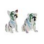 Figurine Décorative DKD Home Decor Multicouleur Chien Laqué 20 x 12,5 x 17,5 cm (2 Unités) de DKD Home Decor, Objets de décor...