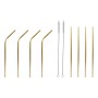 Trinkhalm wiederverwendbar DKD Home Decor Gold Edelstahl | Tienda24 - Global Online Shop Tienda24.eu