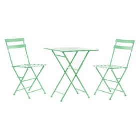 Ensemble Table + 2 Chaises DKD Home Decor MB-177411 60 x 60 x 75 cm (3 pcs) de DKD Home Decor, Salons de jardin - Réf : S3012...