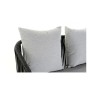 Conjunto de sofá e mesa DKD Home Decor MB-179039 Cinzento Jardim Poliéster Corda Alumínio (151,5 x 72 x 70 cm) (4 pcs) de DKD...