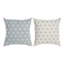 Coussin DKD Home Decor Bleu 60 x 10 x 60 cm Etoiles Blanc (2 Unités) | Tienda24 - Global Online Shop Tienda24.eu