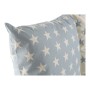 Almofada DKD Home Decor Azul 60 x 10 x 60 cm Estrelas Branco (2 Unidades) de DKD Home Decor, Almofadas - Ref: S3013347, Preço...