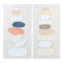 Quadro DKD Home Decor Stones 60 x 3,8 x 120 cm Scandinavo (2 Unità) di DKD Home Decor, Stampe e quadri su tela - Rif: S301357...