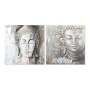 Bild DKD Home Decor CU-179192 100 x 3,8 x 100 cm Buddha Orientalisch (2 Stück) | Tienda24 - Global Online Shop Tienda24.eu