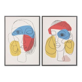 Cadre DKD Home Decor Abstrait 53 x 4,5 x 73 cm Moderne (2 Unités) de DKD Home Decor, Impressions sur toile - Réf : S3013671, ...