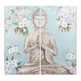 Bild DKD Home Decor CU-181694 Leinwand Buddha Orientalisch (140 x 3 x 140 cm) (2 pcs) von DKD Home Decor, Leinwanddrucke - Re...