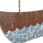 Décoration Suspendue DKD Home Decor Voilier Marron Multicouleur méditerranéen 40 x 2 x 43 cm (2 Unités) | Tienda24 - Global Online Shop Tienda24.eu