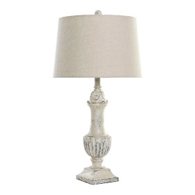 Desk lamp DKD Home Decor Cream Resin 220 V 60 W 38 x 38 x 73 cm by DKD Home Decor, Bedside and Table Lamps - Ref: S3014556, P...