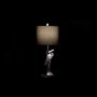 Desk lamp DKD Home Decor Black Silver Polyester Acrylic Resin 220 V 60 W (33 x 33 x 74 cm) by DKD Home Decor, Bedside and Tab...