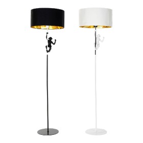 Lampadaire DKD Home Decor 8424001827312 44 x 44 x 166 cm Noir Doré Métal Blanc Résine 220 V 50 W (2 Unités) de DKD Home Decor...