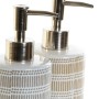 Dispenser di Sapone DKD Home Decor 7,2 x 8 x 18 cm Grigio ABS Gres Boho (2 Unità) di DKD Home Decor, Set di accessori per il ...