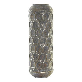 Vase DKD Home Decor Finition vieillie Gris Doré Métal Oriental 19 x 19 x 47 cm de DKD Home Decor, Vases - Réf : S3015268, Pri...