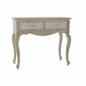 Console DKD Home Decor Branco Multicolor Madeira Madeira de mangueira 92 x 42 x 81 cm de DKD Home Decor, Jogos de móveis - Re...