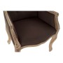 Poltrona DKD Home Decor Castanho Natural Catanho escuro Madeira da borracha 62 x 55 x 100 cm 63,5 x 49,5 x 102 cm de DKD Home...