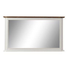 Espejo de pared DKD Home Decor Cristal Blanco Hierro Madera MDF Decapé (90 x 2 x 90 cm) | Tienda24 - Global Online Shop Tienda24.eu