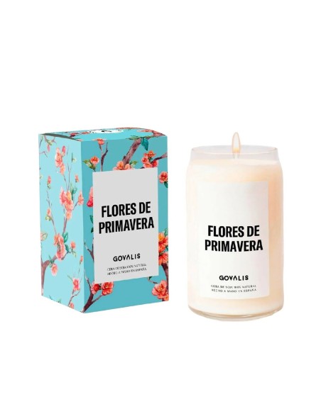 Vela Perfumada GOVALIS Flores de Primavera (500 g) | Tienda24 Tienda24.eu