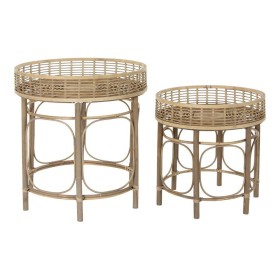 Beistelltisch DKD Home Decor Rattan (2 pcs) von DKD Home Decor, Tische - Ref: S3015911, Preis: 186,34 €, Rabatt: %