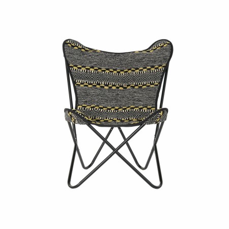 Poltrona DKD Home Decor Amarelo Branco Preto Multicolor Ferro 74 x 65 x 90 cm de DKD Home Decor, Cadeiras - Ref: S3015925, Pr...