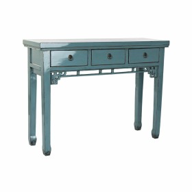 Consola DKD Home Decor Azul Turquesa Metal 113 x 38 x 84 cm de DKD Home Decor, Mesas - Ref: S3015936, Precio: 399,68 €, Descu...