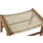 Banqueta DKD Home Decor 65 x 47 x 40 cm Natural Teca Plástico Multicolor Marrón claro de DKD Home Decor, Sillas - Ref: S30159...