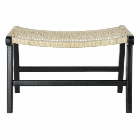 Hocker DKD Home Decor 8424001823192 65 x 47 x 40 cm natürlich Teakholz Schwarz | Tienda24 - Global Online Shop Tienda24.eu