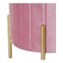 Fußstütze DKD Home Decor 8424001829828 44 x 44 x 46 cm Rosa Gold Metall Samt Velvet von DKD Home Decor, Fußhocker & Polsterho...