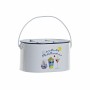 Balde de Gelo DKD Home Decor Branco Multicolor Metal 24,5 x 17 x 13 cm de DKD Home Decor, Bandejas para gelo e pinças - Ref: ...