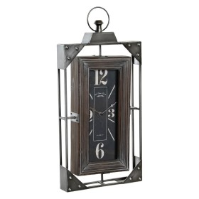 Relógio de Parede DKD Home Decor Loft Madeira Ferro (29 x 6.5 x 61 cm) de DKD Home Decor, Relógios de parede - Ref: S3016628,...