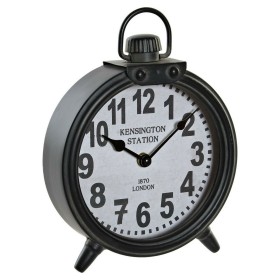 Reloj de Mesa DKD Home Decor Gris oscuro Hierro 18,5 x 5,5 x 26 cm de DKD Home Decor, Relojes de escritorio - Ref: S3016635, ...