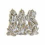 Decorative Figure DKD Home Decor Golden Resin Tropical Stripped 21 x 11 x 16,2 cm by DKD Home Decor, Collectables - Ref: S301...