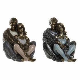 Figura Decorativa DKD Home Decor Cobre Moderno Pareja 12 x 10,5 x 12 cm (2 Unidades) de DKD Home Decor, Adornos - Ref: S30169...