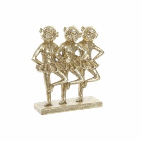 Figura Decorativa DKD Home Decor FZ-91957 Cinzento Dourado Resina Retangular Colonial Moderno Macaco 23 x 9,5 x 24 cm de DKD ...