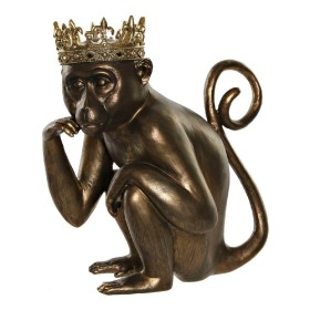 Deko-Figur DKD Home Decor RF-181557 Gold Kupfer Harz Kolonial Affe (36 x 21 x 39 cm) von DKD Home Decor, Sammlerstücke - Ref:...