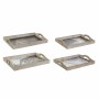 Bandeja DKD Home Decor 40,5 x 30 x 6,5 cm Multicolor Madera MDF (2 Unidades) de DKD Home Decor, Platos y fuentes - Ref: S3017...