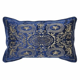 Coussin DKD Home Decor 8424001850358 Doré 50 x 10 x 30 cm Blue marine de DKD Home Decor, Coussins - Réf : S3017672, Prix : 21...