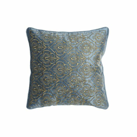 Cuscino DKD Home Decor 8424001850389 Azzurro Dorato 45 x 10 x 45 cm | Tienda24 - Global Online Shop Tienda24.eu