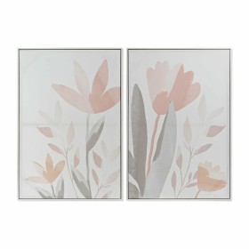 Quadro DKD Home Decor 62,2 x 3,5 x 90 cm Fiori Shabby Chic (2 Unità) di DKD Home Decor, Stampe e quadri su tela - Rif: S30177...