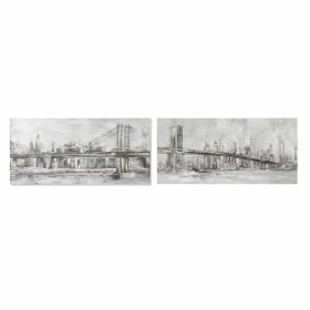 Cuadro DKD Home Decor Lienzo 150 x 3,8 x 70 cm Nueva York Loft (2 Unidades) de DKD Home Decor, Impresiones sobre lienzo - Ref...