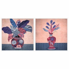 Painting DKD Home Decor Romantic Birds 70 x 3 x 70 cm (2 Units) | Tienda24 - Global Online Shop Tienda24.eu