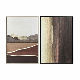 Pintura Home ESPRIT Abstrato Moderno 95 x 3 x 55 cm (2 Unidades) | Tienda24 - Global Online Shop Tienda24.eu