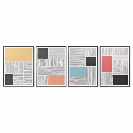 Pintura DKD Home Decor Abstrato 60 x 3 x 80 cm Loft (4 Peças) | Tienda24 - Global Online Shop Tienda24.eu