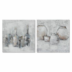 Quadro DKD Home Decor Lines Astratto Moderno 35 x 3 x 45 cm (4 Unità) | Tienda24 - Global Online Shop Tienda24.eu