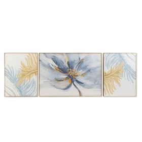 Cuadro DKD Home Decor Flores (240 x 3 x 80 cm) de DKD Home Decor, Impresiones sobre lienzo - Ref: S3018060, Precio: 159,85 €,...