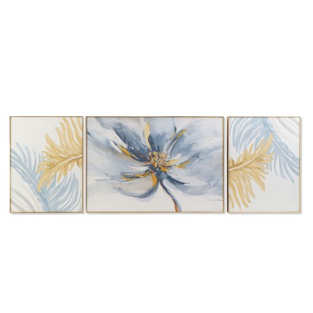 Quadro DKD Home Decor Fiori (240 x 3 x 80 cm) di DKD Home Decor, Stampe e quadri su tela - Rif: S3018060, Prezzo: 159,85 €, S...